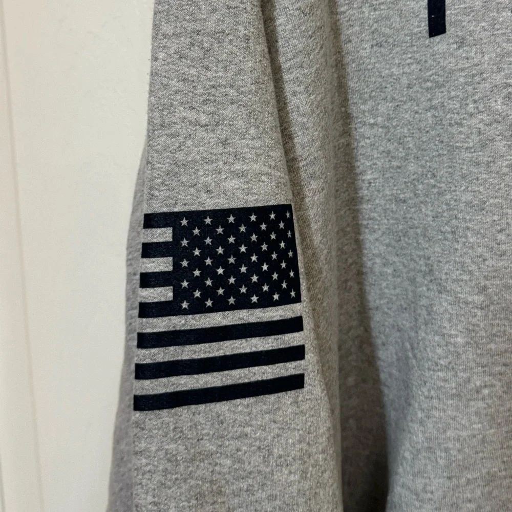 Patriot Zero F’s Given #0 Military Grunt Style High End Gray Men’s 3XL Hoodie - Picture 6 of 9